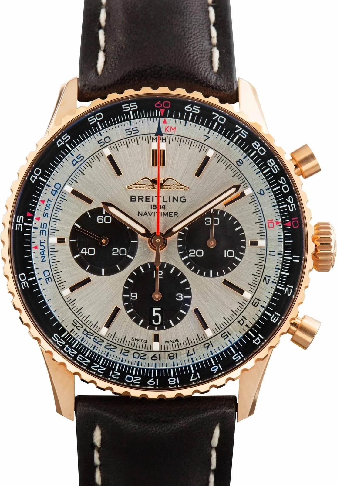 Breitling — Breitling Navitimer B01 Chronograph 46 Silver Dial — Watch — resale