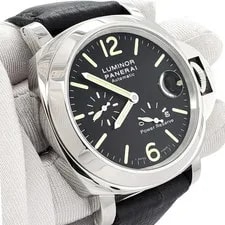 Panerai Luminor Power Reserve Steel Black Dial PAM00090 Box Papers 2