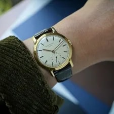 Patek Philippe Ref. 2484 18k Yellow Gold Early 1950s “Phillipe” Buckle 2