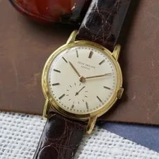 Patek Philippe Ref. 2484 18k Yellow Gold Early 1950s “Phillipe” Buckle 4