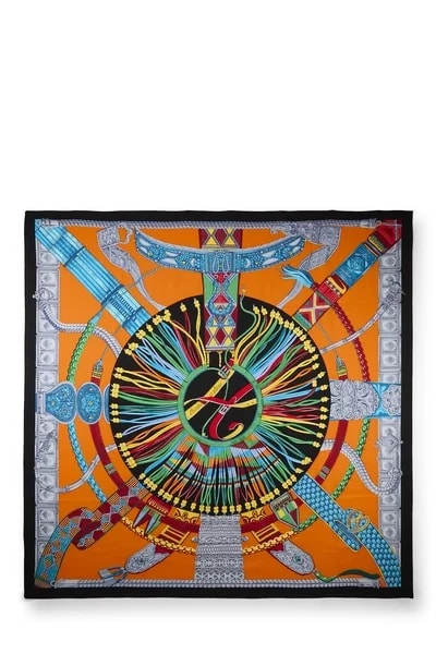 Hermès — & 'Ceintures et Liens' Scarf — Accessory — resale