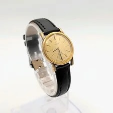 Omega de Ville Quartz Square Gold Working 4