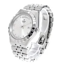 Tudor Royal 28600 Day-Date 8P Diamond Silver Dial Automatic Watch_967898 3
