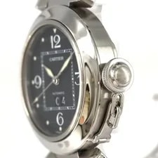 Authentic Cartier Pasha C Grande Date W31053M7 Stainless Steel Mechanical Au... 3