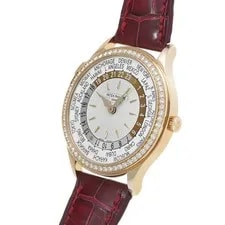 Patek Philippe Complications World Time 7130R-013 Silver / Guilloche Rose #W158 2