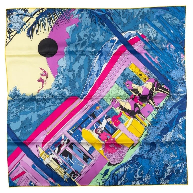 Hermès — Hermès "Rendez-Vous Galant" Scarf 70 NB — Accessory — resale