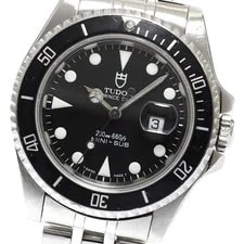 Tudor — 【Junk】 Tudor Prince Date Mini Sub 73190 Automatic Black Dial SS 33mm — Watch — resale