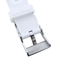 Breitling Genuine Rubber Strap 18mm White With Buckle From Japan 4
