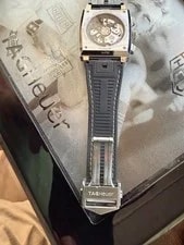 Tag Heuer Monaco Brown Leather Band Strap and Clasp. BT6234 4