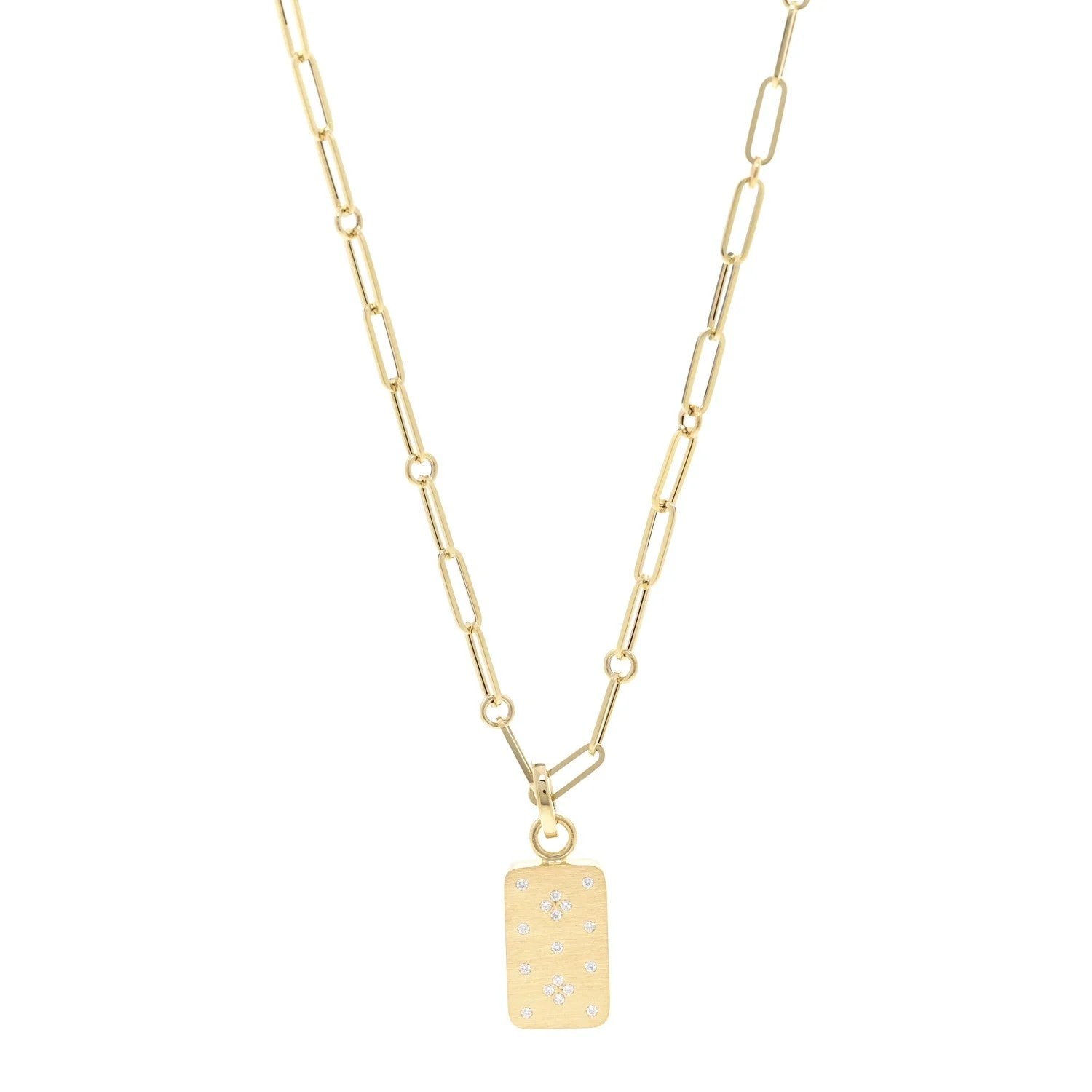 Roberto Coin — 18K Yellow Gold Venetian Princess Tag — Jewelry — resale