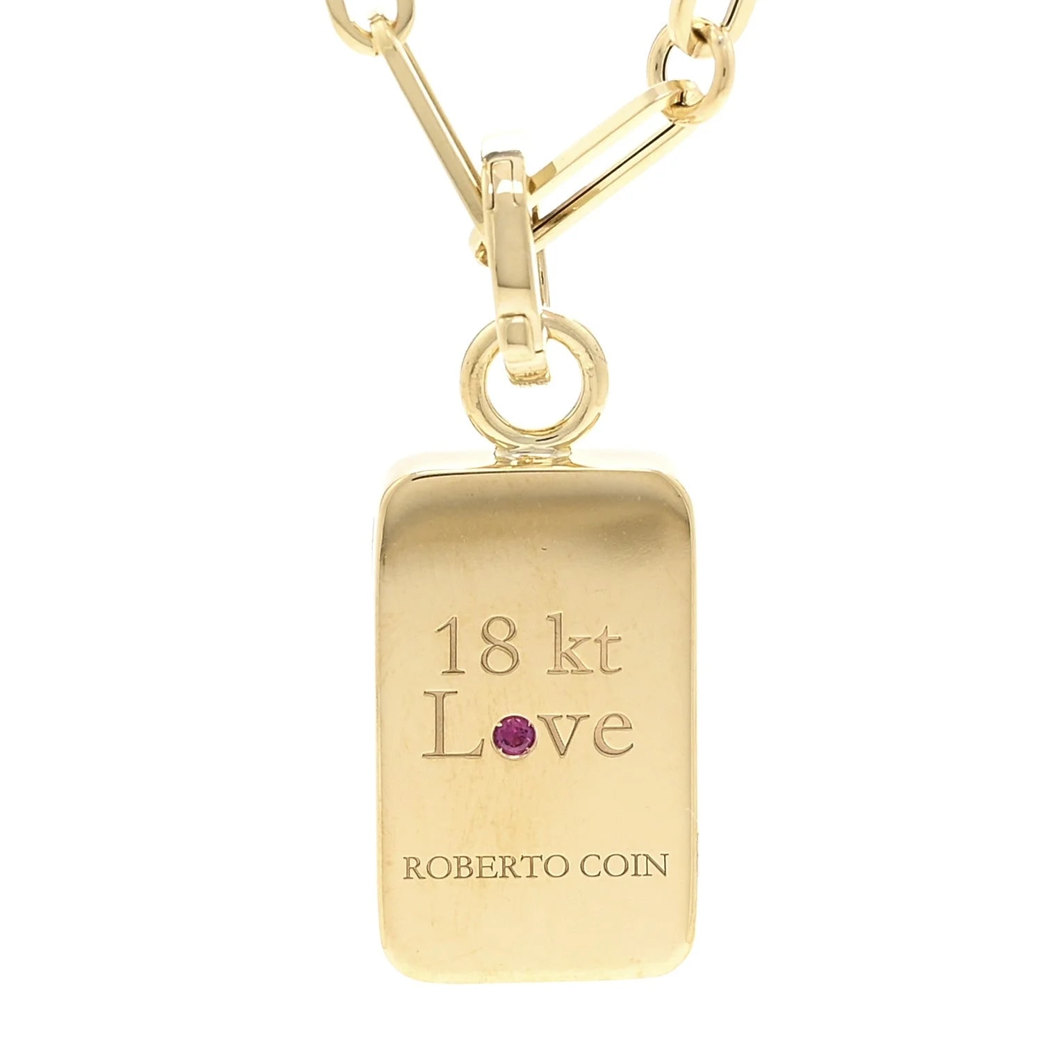 18K Yellow Gold Venetian Princess Tag 4