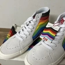 Vans-Skate Sk8-Hi-Pride- Shoes-Size 9.5/ 11-NEW 3