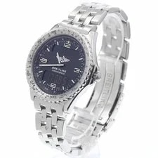Breitling A56012.1 Chronospace Quartz Black Dial Stainless Steel F/S 3