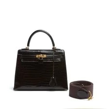 Hermès — Hermès 1990s Kelly 25 Sellier Precious Strap Hermes — Handbag — resale