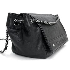 Chanel Logo Flap Chain Caviarskin #BCB862 4