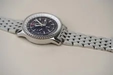 Breitling Navitimer World Time GMT A24322 Black Dial 46mm Steel 4