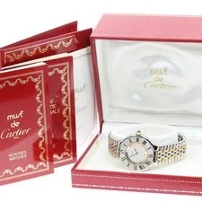 Cartier Must21 Vantian W10075F4 Silver Dial Quartz Watch_958747 2