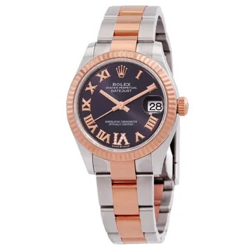 Lady-Datejust Aubergine Diamond Dial Automatic 279171OBDJ 2