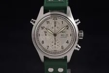 IWC — IWC Pilot Spitfire IW371343 Flyback Chrono 42mm Silver Auto + Straps — Watch — resale