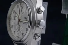IWC Pilot Spitfire IW371343 Flyback Chrono 42mm Silver Auto + Straps 3