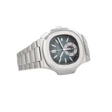 Patek Philippe Nautilus Chronograph Steel Blue Dial 40mm 5980/1A-001 4