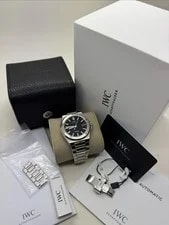 2025 IWC Ingenieur Automatic 40mm Stainless Steel Black Dial IW328901 B+P 2