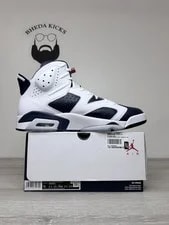 Size 13 - Air Jordan 6 Retro 2024 Olympic High Top CT8529-164 4