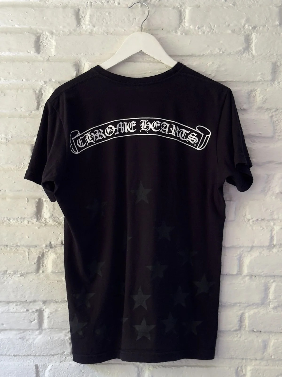 Chrome Hearts — Hearts Star Horseshoe Floral Scroll Logo Tee — streetwear — resale