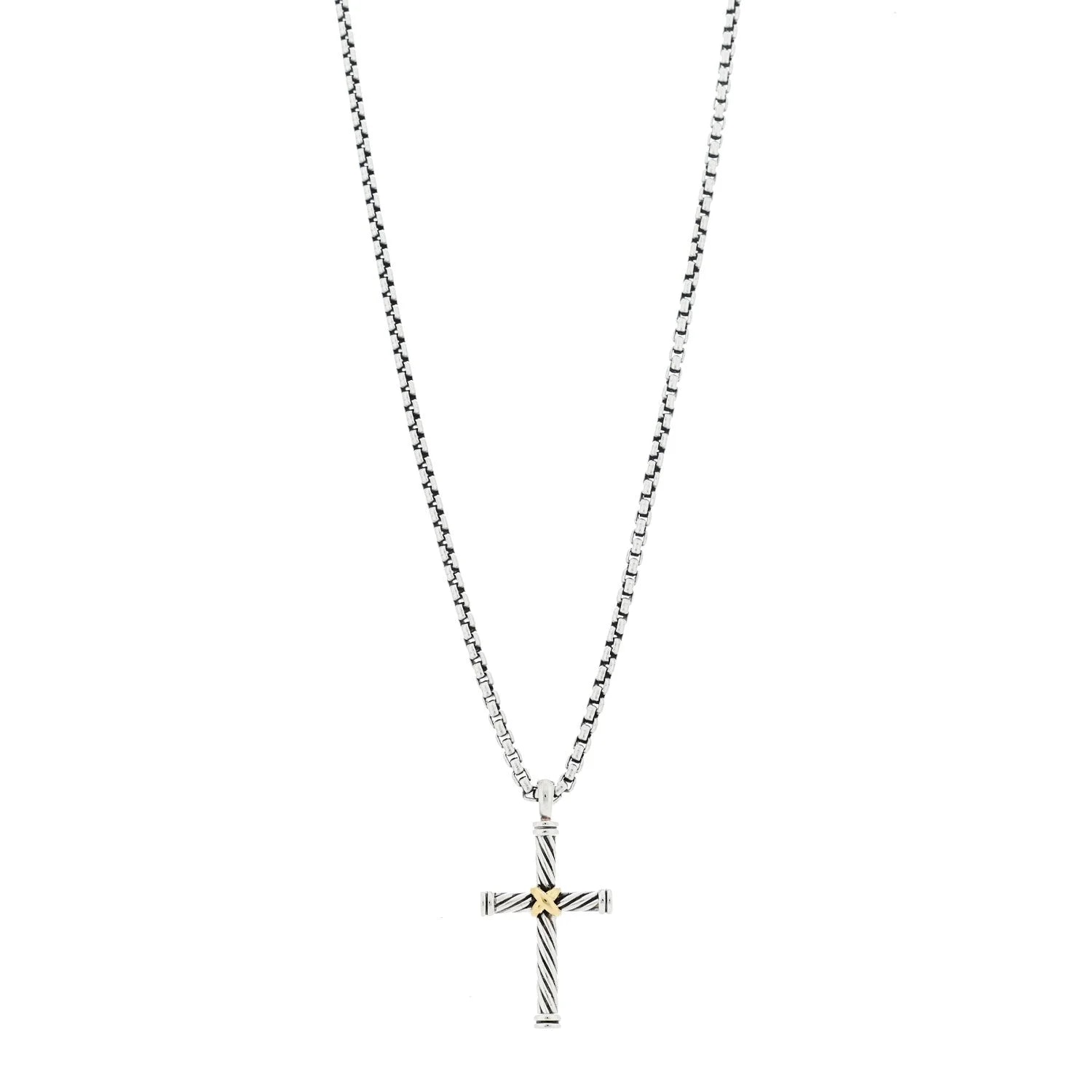 David Yurman — 18K Yellow Gold X Cross — Jewelry — resale