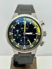 IWC — IWC Aquatimer Chronograph IW372304 Tianium Mm 44 Black Dial Bracelet Full 2006 — Watch — resale