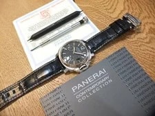 Panerai Luminor PAM00241 Automatic Black Dial Power Reserve 4