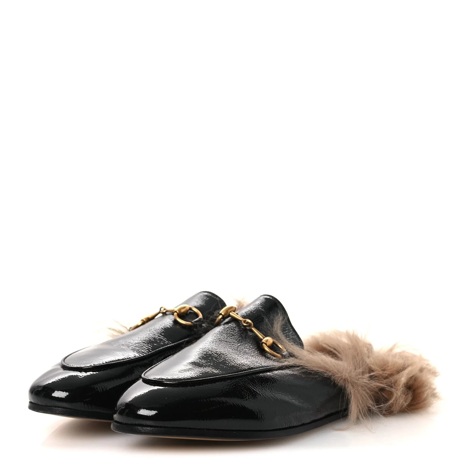 Fur Princetown Slippers 36 4