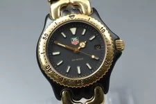 "N " TAG Heuer S/el S93.313C Black Gold 34mm Quartz From Japan 3