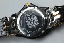 "N " TAG Heuer S/el S93.313C Black Gold 34mm Quartz From Japan 4