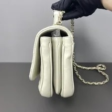 Chanel Classic Flap Top Handle Aged CC Interwoven 4