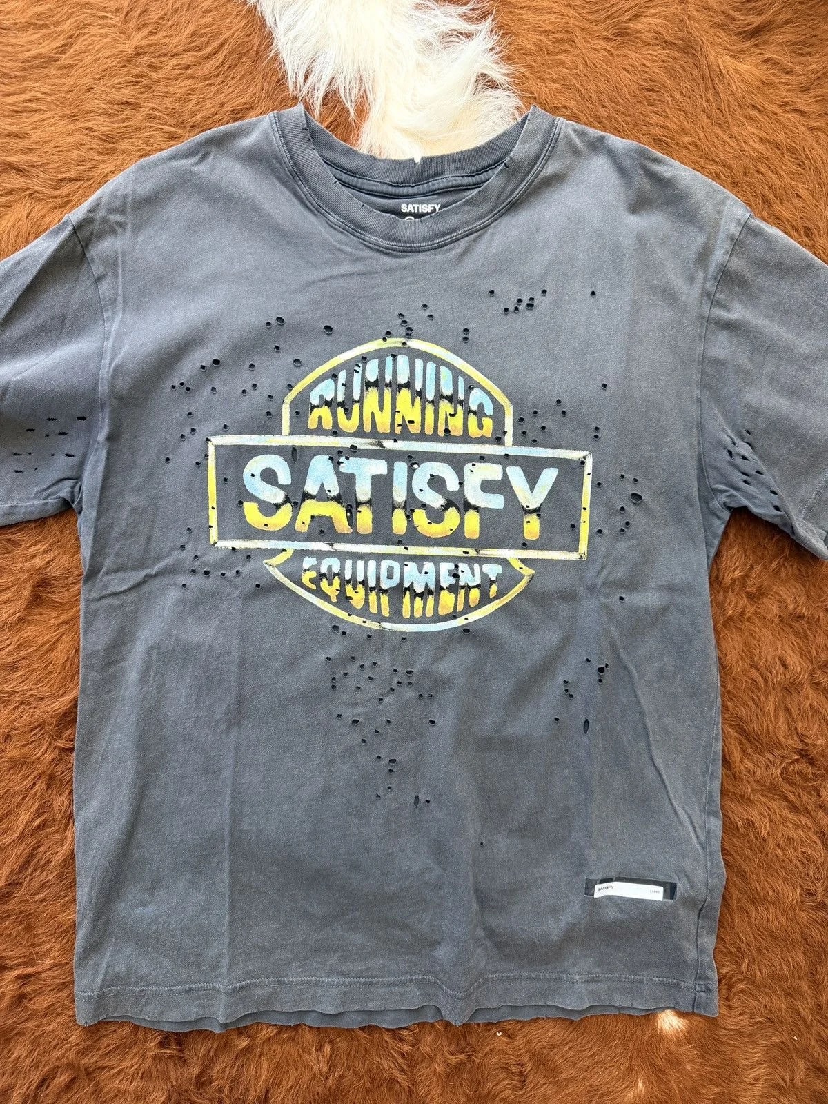 Satisfy — Satisfy Harley Davidson Logo Tee — streetwear — resale