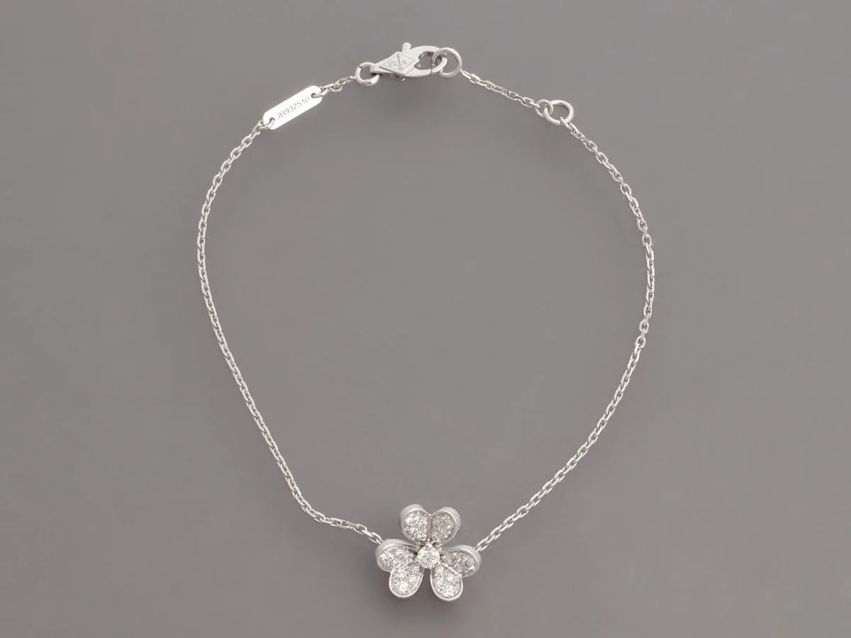 Van Cleef & Arpels 18K White Gold Mini Frivole 3