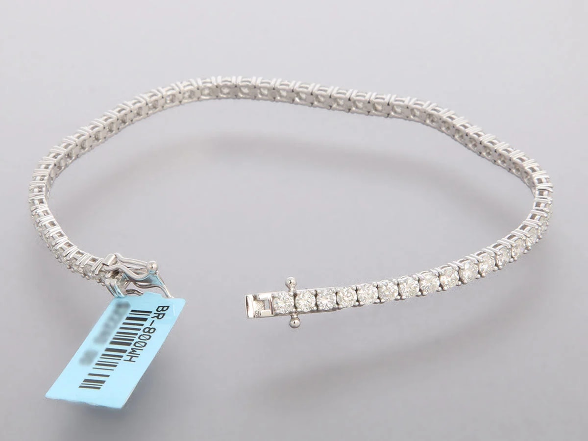 14K White Gold 4.93-Carat Tennis 4