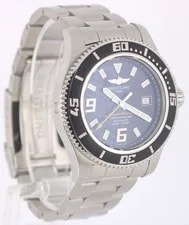 Breitling SuperOcean 44 Stainless Steel Black Yellow 44mm A17391 Automatic 4