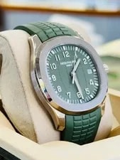 Patek Philippe Aquanaut 5168G Jumbo 18K White Gold Khaki Green Box and Papers 3