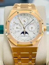 Audemars Piguet — Audemars Piguet Royal Oak Rose Gold Perpetual Calendar 26574OR.OO.1220OR.01 — Watch — resale