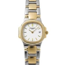 Patek Philippe — Patek Philippe Nautilus 4700/52 Champagne Stainless Steel Quartz 26mm #W208 — Watch — resale