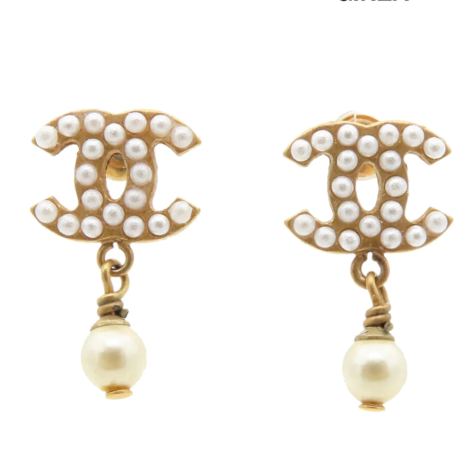 Chanel — CC Faux Swing Push Back — Jewelry — resale