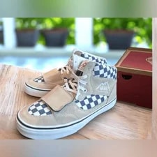 Vans 2019 Mountain Edition Checkerboard Turtledove VN0A3TKGU9I 10.5 12 2