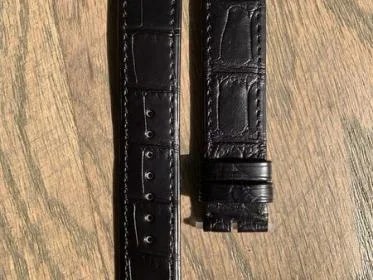 Jaeger-LeCoultre — Jaeger LeCoultre (JLC) OEM Alligator Black Strap 19mm — Watch — resale