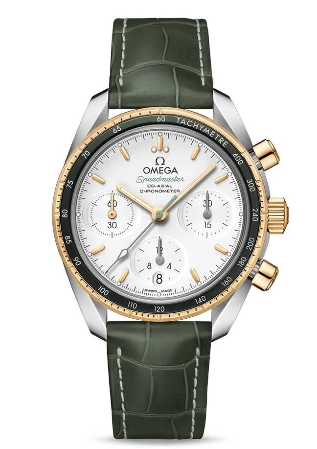 Worldofluxuryus — Omega Speedmaster Co-Axial Stainless Steel &Amp; 18K Yellow Gold — Watch — resale