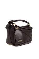 Loewe $3850 Mini Featherlight Puzzle Dark Top Handle 3
