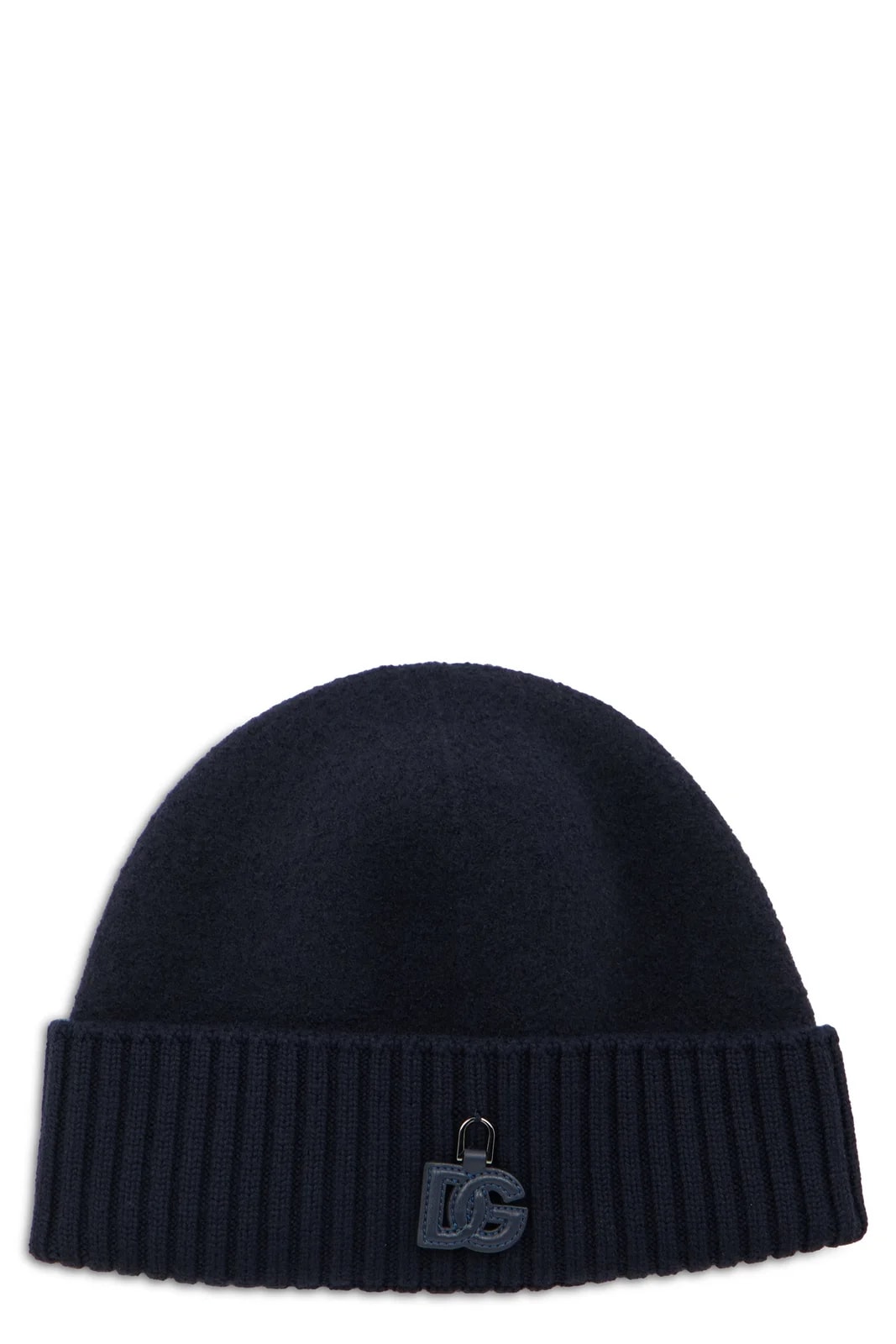 Dolce & Gabbana — Dolce & Gabbana Gx53kt Embroidered Logo Virgin Beanie — Beanies — Accessory — resale