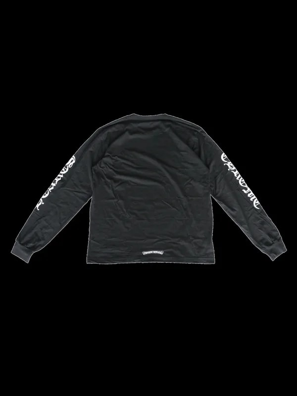 Chrome Hearts — Hearts Neck Logo Long-Sleeve T-Shirt — streetwear — resale