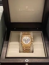 Audemars Piguet Royal Oak 39mm 18k Rose Gold Chrono 25960OR Box/Papers Panda
